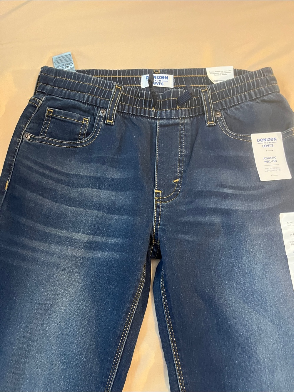 Levi's Kids Dark Blue Pull-On Jeans